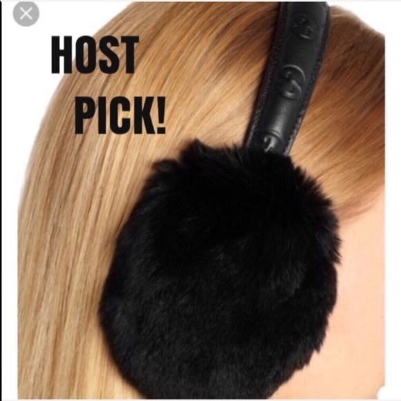 Gucci Accessories - GUCCI FUR AND LEATHER EARMUFFS Mint Condition!